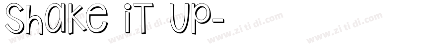 Shake iT Up字体转换